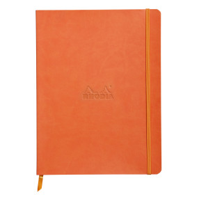 Rhodia Softcover Notebook - Large - Tangerine - Lined